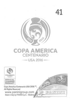 2016 Panini Copa America Centenario Stickers #41 David Ospina Back
