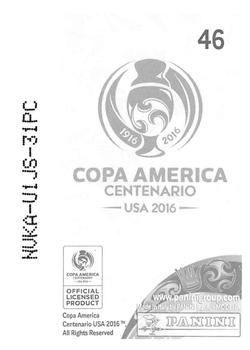 2016 Panini Copa America Centenario Stickers #46 Frank Fabra Back