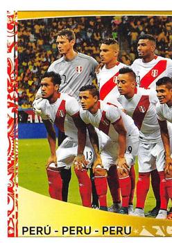 2016 Panini Copa America Centenario Stickers #183 Peru Team Front