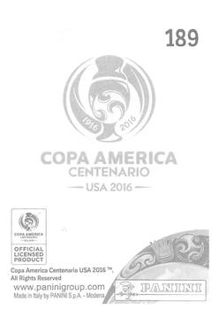 2016 Panini Copa America Centenario Stickers #189 Carlos Zambrano Back