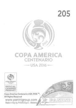 2016 Panini Copa America Centenario Stickers #205 Yordy Reyna Back