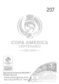2016 Panini Copa America Centenario Stickers #207 Mexico Team Back