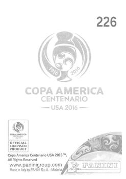 2016 Panini Copa America Centenario Stickers #226 Erick Torres Back