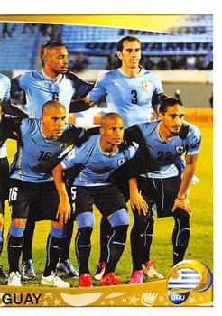 2016 Panini Copa America Centenario Stickers #232 Uruguay Team Front