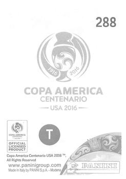 2016 Panini Copa America Centenario Stickers #288 Wilker Angel Back