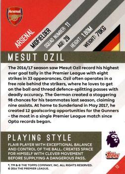 2017-18 Topps Premier Gold - Green #12 Mesut Ozil Back