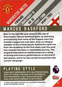 2017-18 Topps Premier Gold - Green #90 Marcus Rashford Back