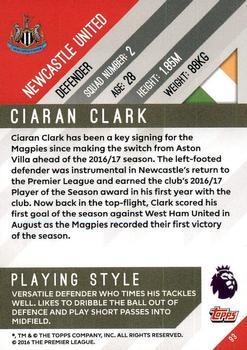2017-18 Topps Premier Gold - Red #93 Ciaran Clark Back