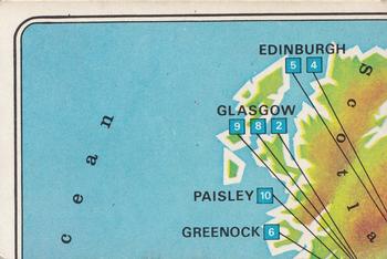 1978-79 Panini Football 79 (UK) #1 Map (puzzle 1) Front