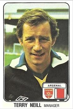 1978-79 Panini Football 79 (UK) #9 Terry Neill Front