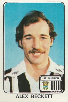 1978-79 Panini Football 79 (UK) #582 Alex Beckett Front