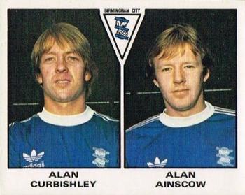 1979-80 Panini Football 80 (UK) #389 Alan Curbishley / Alan Ainscow Front