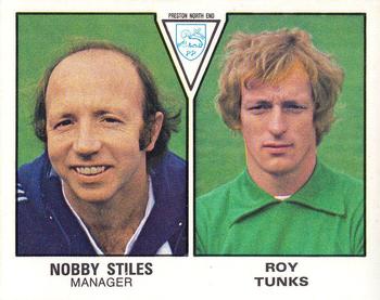 1979-80 Panini Football 80 (UK) #470 Nobby Stiles / Roy Tunks Front