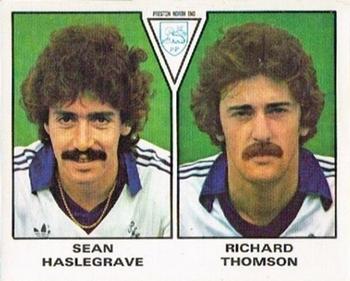 1979-80 Panini Football 80 (UK) #474 Sean Haslegrave / Richard Thomson Front
