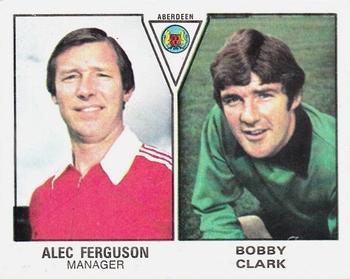 1979-80 Panini Football 80 (UK) #523 Alex Ferguson / Bobby Clark Front