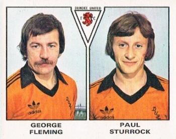 1979-80 Panini Football 80 (UK) #545 George Fleming / Paul Sturrock Front