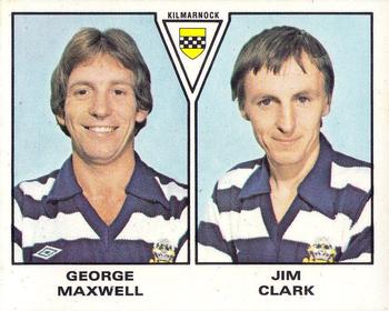 1979-80 Panini Football 80 (UK) #556 George Maxwell / Jim Clark Front