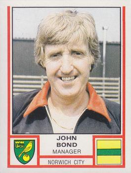 1980-81 Panini Football (UK) #230 John Bond Front