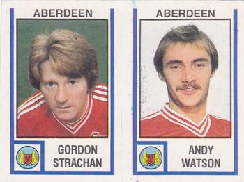 1980-81 Panini Football (UK) #461 Gordon Strachan / Andy Watson Front