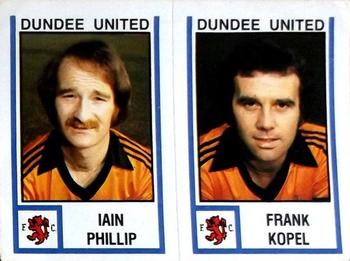1980-81 Panini Football 81 (UK) #486 Iain Phillip / Frank Kopel Front