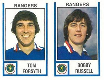 1980-81 Panini Football 81 (UK) #532 Tom Forsyth / Bobby Russell Front