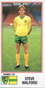 1982-83 Panini Football 83 (UK) #187 Steve Walford Front