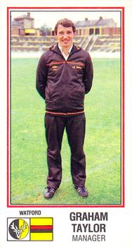 1982-83 Panini Football 83 (UK) #311 Graham Taylor Front
