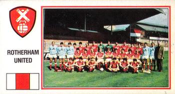 1982-83 Panini Football 83 (UK) #385 Rotherham United Team Photo Front