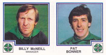 1982-83 Panini Football 83 (UK) #401 Billy McNeill / Pat Bonner Front