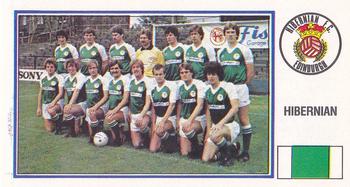 1982-83 Panini Football 83 (UK) #426 Hibernian Team Group Front