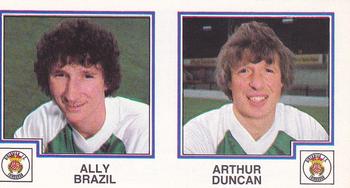 1982-83 Panini Football 83 (UK) #429 Ally Brazil / Arthur Duncan Front