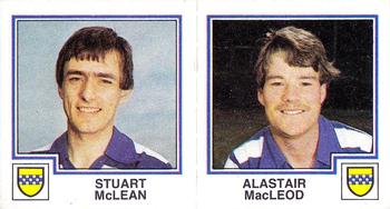 1982-83 Panini Football 83 (UK) #440 Stuart McLean / Alastair MacLeod Front