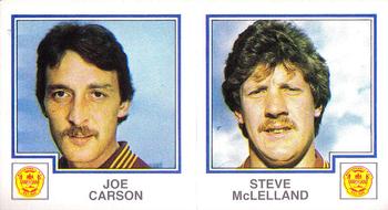 1982-83 Panini Football 83 (UK) #456 Joe Carson / Steve McLelland Front