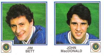 1982-83 Panini Football 83 (UK) #467 Jim Bett / John MacDonald Front