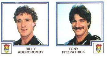 1982-83 Panini Football 83 (UK) #476 Billy Abercromby / Tony Fitzpatrick Front