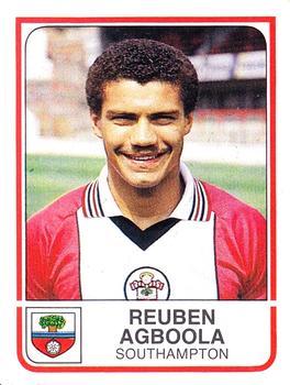1983-84 Panini Football 84 (UK) #233 Reuben Agboola Front