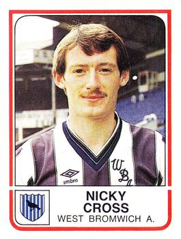 1983-84 Panini Football 84 (UK) #340 Nicky Cross Front