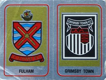 1983-84 Panini Football 84 (UK) #411 Fulham / Grimsby Town Badge Front