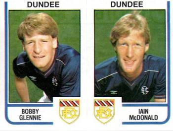 1983-84 Panini Football 84 (UK) #458 Bobby Glennie / Iain McDonald Front