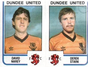 1983-84 Panini Football 84 (UK) #468 David Narey / Derek Stark Front