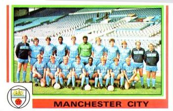 1984-85 Panini Football 85 (UK) #412 Manchester City Team Photo Front