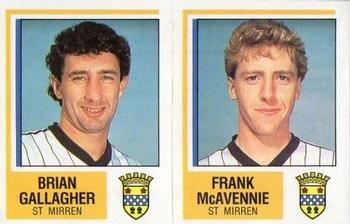1984-85 Panini Football 85 (UK) #525 Brian Gallagher / Frank McAvennie Front