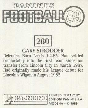 1988-89 Panini Football 89 (UK) #280 Gary Strodder Back