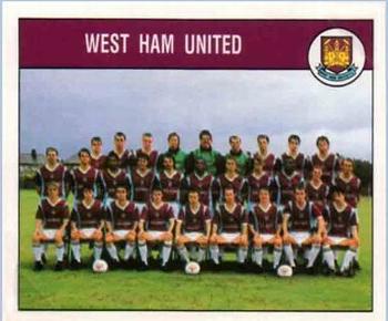 1988-89 Panini Football 89 (UK) #289 Team Front