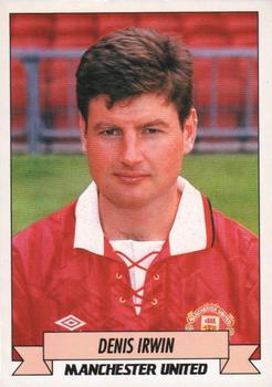 1992-93 Panini Football '93 (England) #135 Denis Irwin Front