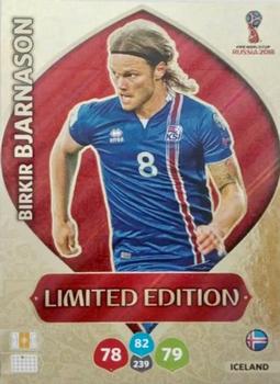 2018 Panini Adrenalyn XL FIFA World Cup 2018 Russia  - Limited Editions #LE-BB Birkir Bjarnason Front