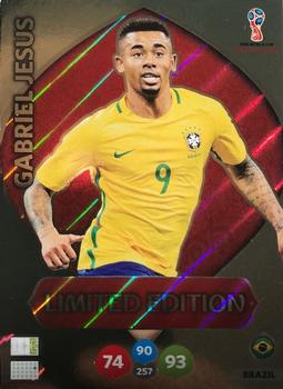 2018 Panini Adrenalyn XL FIFA World Cup 2018 Russia  - Limited Editions #LE-GJ Gabriel Jesus Front