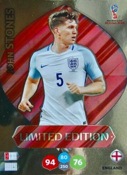 2018 Panini Adrenalyn XL FIFA World Cup 2018 Russia  - Limited Editions #LE-JS John Stones Front