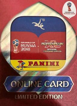2018 Panini Adrenalyn XL FIFA World Cup 2018 Russia  - Limited Editions #LE-ONL Online Card Front