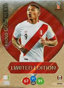 2018 Panini Adrenalyn XL FIFA World Cup 2018 Russia  - Limited Editions #LE-PG Paolo Guerrero Front
